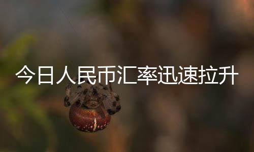 今日人民币汇率迅速拉升 专家预测：央行还将有行动来稳定市场预期